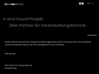 soundprojekt.de Webseite Vorschau
