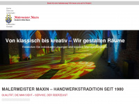 malermeister-maxin.de Webseite Vorschau