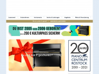 piano-centrum-rostock.de Webseite Vorschau