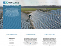 glas-kausch.de Webseite Vorschau