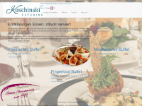 koschinski-catering.de Webseite Vorschau
