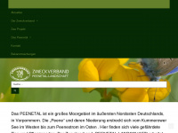 peenetal-landschaft.de Webseite Vorschau