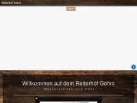 reiterhof-gohrs.de Webseite Vorschau