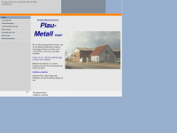 plau-metall.de Webseite Vorschau