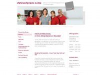 zahnarzt-lotze.de Webseite Vorschau