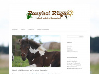 ponyhof-ruegen.de Webseite Vorschau