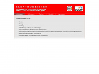 rosenberger-elektro.de Webseite Vorschau