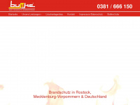brandschutz-rostock.de Webseite Vorschau