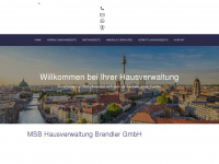 msb-hausverwaltung.de Webseite Vorschau