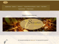 saxophon-kuehl.de Webseite Vorschau