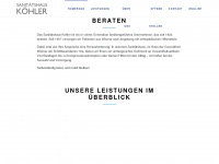 sanitaetshaus-koehler.de Webseite Vorschau