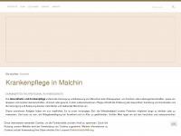 pflege-in-malchin.de Webseite Vorschau