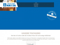 tischlerei-hansa.de Webseite Vorschau