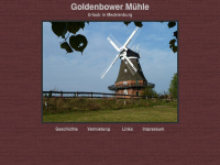 muehle-goldenbow.de Webseite Vorschau