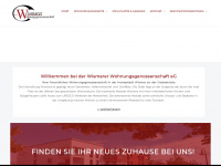 wismarer-wg.de Webseite Vorschau