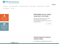 seb-steuerberatung.de Webseite Vorschau