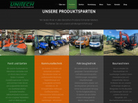 unitech-kommunalmaschinen.de Webseite Vorschau