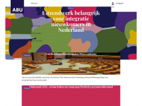 abu.nl Webseite Vorschau