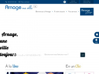 arnage.fr Webseite Vorschau