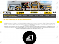 sternberg-baumaschinen.de Webseite Vorschau