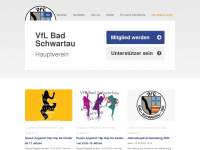 vfl-bad-schwartau.de Webseite Vorschau