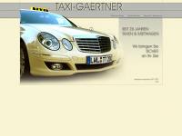 taxi-gaertner.de Webseite Vorschau