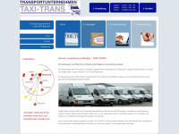 taxi-trans.de Webseite Vorschau