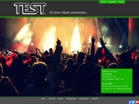 testband.de Webseite Vorschau