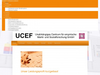 ucef.de Webseite Vorschau
