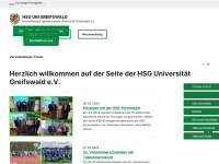 hsguni-greifswald.de Webseite Vorschau