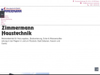 zimmermann-rostock.de Webseite Vorschau