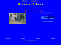 glaserei-elbers.de Webseite Vorschau