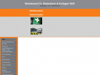 bieberbach.de Webseite Vorschau