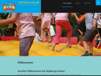 huepfburg-online.de Webseite Vorschau