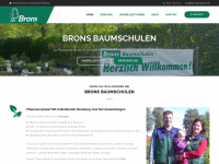 brons-baumschulen.de Webseite Vorschau