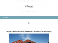 clemens-wangerooge.de Webseite Vorschau