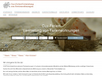 cuxferien.com Webseite Vorschau