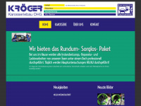 kroeger-karosseriebau.de Webseite Vorschau