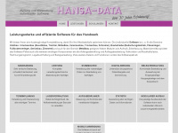 hansa-data.de Webseite Vorschau