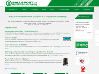 ballsport-osnabrueck.de Webseite Vorschau