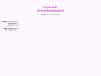 purplerain.de Webseite Vorschau