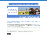 strandhaus-cuxhaven.de Webseite Vorschau