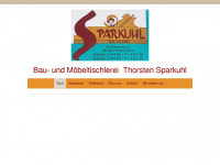 tischlerei-sparkuhl.de Webseite Vorschau