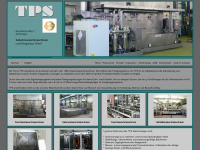 tps-industriewaschmaschinen.de Webseite Vorschau