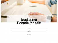 lootlist.net Webseite Vorschau