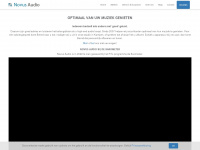 novusaudio.nl Webseite Vorschau