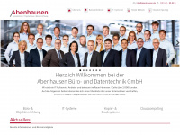 abenhausen.de Webseite Vorschau
