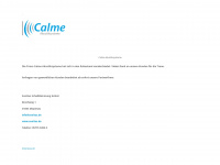 calme-akustiksysteme.de Webseite Vorschau
