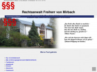 ra-von-mirbach-law.de Webseite Vorschau