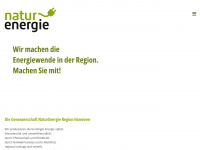 naturenergie-hannover.de Webseite Vorschau